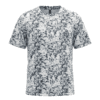 Premium Oversized Abstract Splash T-Shirt | Blue, Yellow & Brown