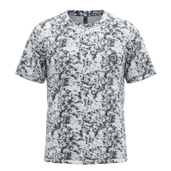 Premium Oversized Abstract Splash T-Shirt | Blue, Yellow & Brown