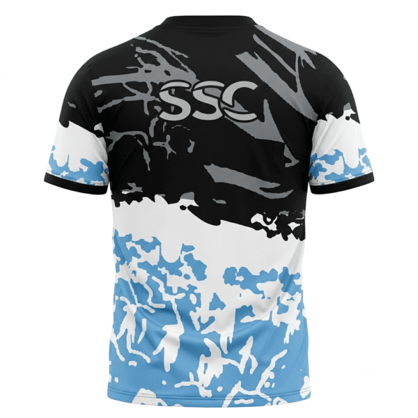 Gemini_Generated_Image_p3bbu8p3bbu8p3bb SSC (Shams Sports) Premium Sports Performance Jersey – Black, White & Sky Blue