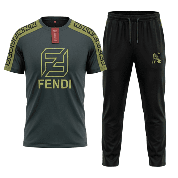 Gemini_Generated_Image_qfe7urqfe7urqfe7 Fendi Style Premium Dry-Fit T-Shirt & Trouser Sports Tracksuit Set For Men