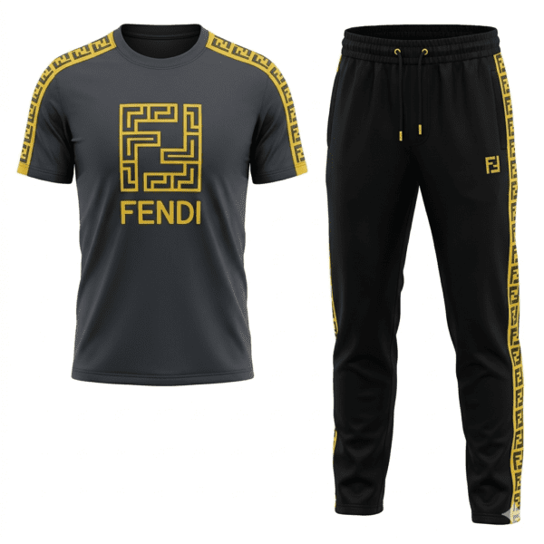 Gemini_Generated_Image_t5o243t5o243t5o2 Fendi Style Premium Dry-Fit T-Shirt & Trouser Sports Tracksuit Set For Men